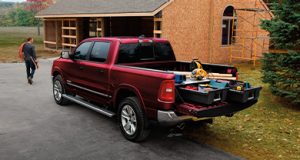 Puerta trasera hacia abajo en la Ram 1500