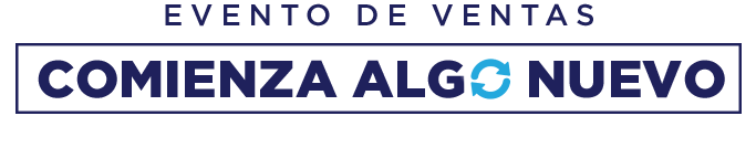 Evento de ventas "Comienza algo nuevo"